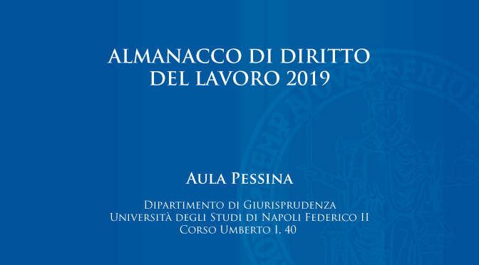 Almanacco di Diritto del Lavoro 2019