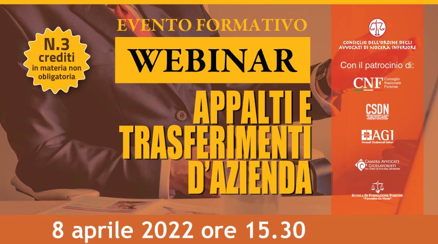 APPALTI E TRASFERIMENTI D’AZIENDA