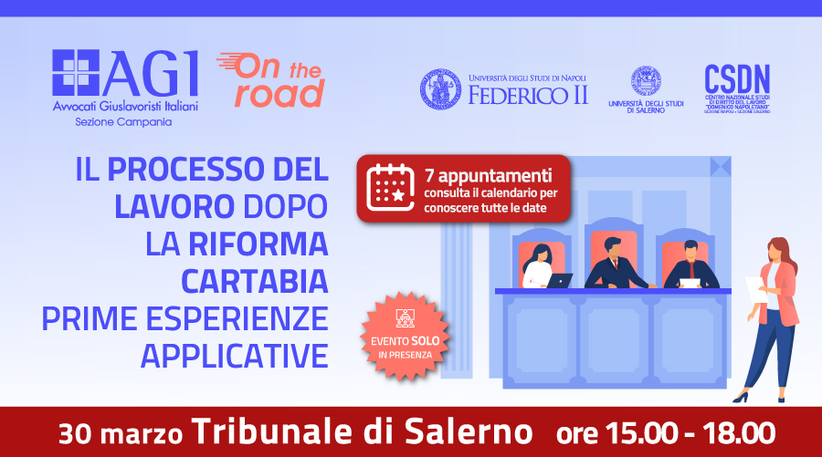 IL PROCESSO DEL LAVORO DOPO LA RIFORMA CARTABIA PRIME ESPERIENZE APPLICATIVE