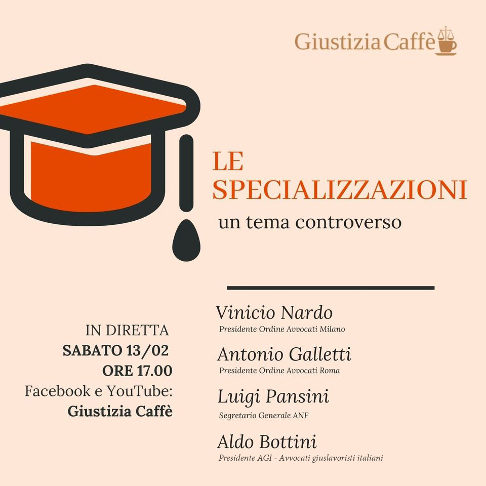 "Pro e contro l'avvocato specialista": il confronto tra Aldo Bottini e i presidenti degli Ordini di Roma e Milano