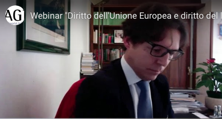 Dispense a margine del Webinar “Diritto dell’Unione Europea e diritto del lavoro nel contesto europeo”, terza giornata